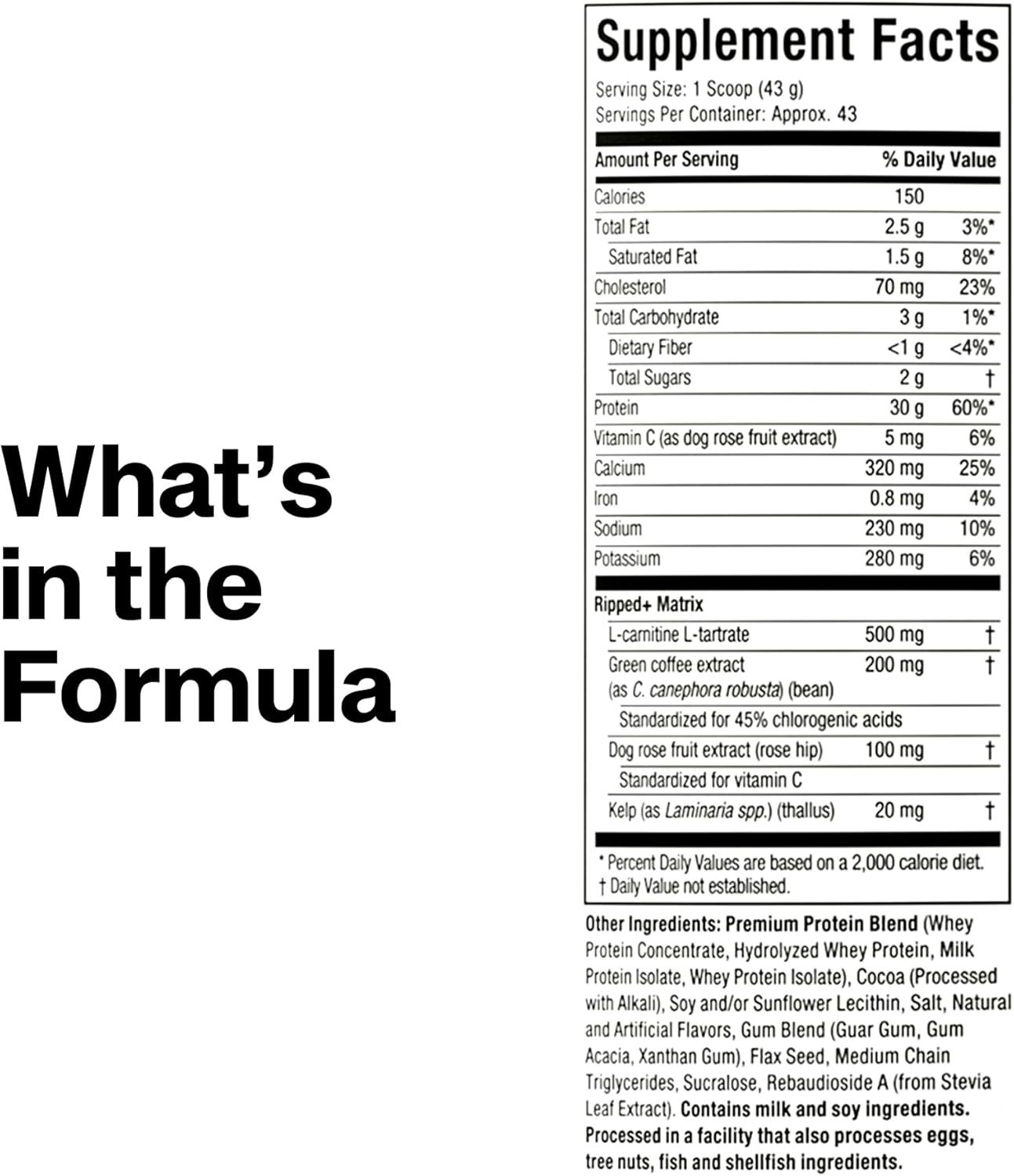 Muscletech Whey Protein Powder (Chocolate Fudge Brownie, 4LB) - Nitro-Tech Ripped Whey Protein Isolate & Peptides Smoothie Mix for Lean Muscle - 30g of Whey Protein for Women & Men, Packaging May Vary - Image 8